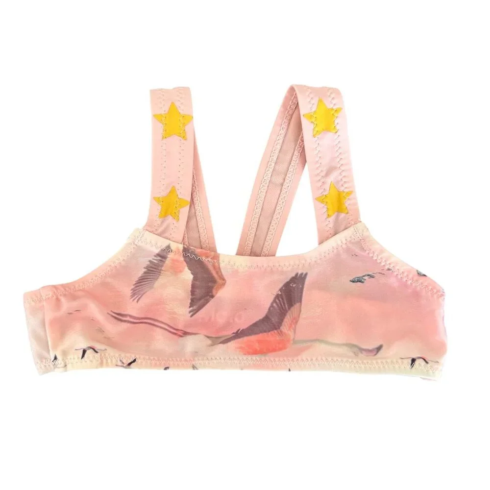 Molo Baby Toddler Girl Pink Bikini Size 18 Months